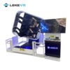 High-quality VR simulator with realistic motion seats and large screen for immersive virtual reality experiences. Perfect for entertainment, training, and showcasing VR technology.