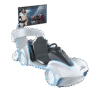 赛车-scaled-e1756090544899.png An immersive driving simulator with a sleek design, adjustable seat, and large screen display for realistic racing experiences. Perfect for gaming centers and entertainment venues.