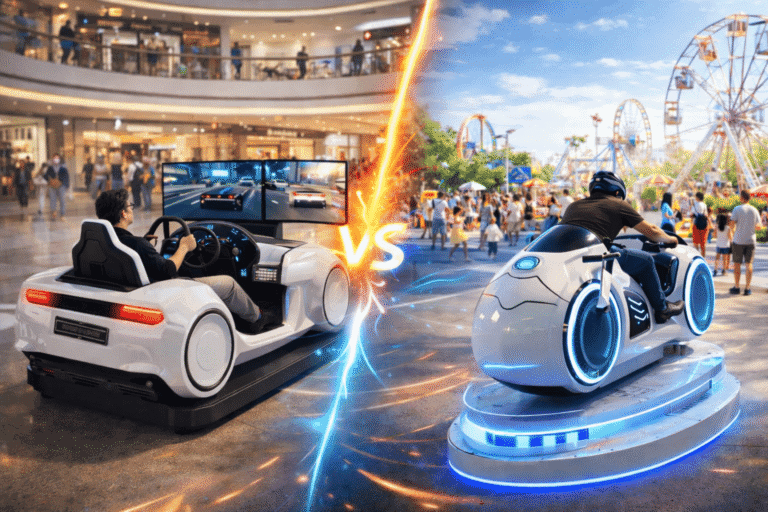 VR Motorcycle vs VR Car Simulator: Motion System & Commercial Comparison