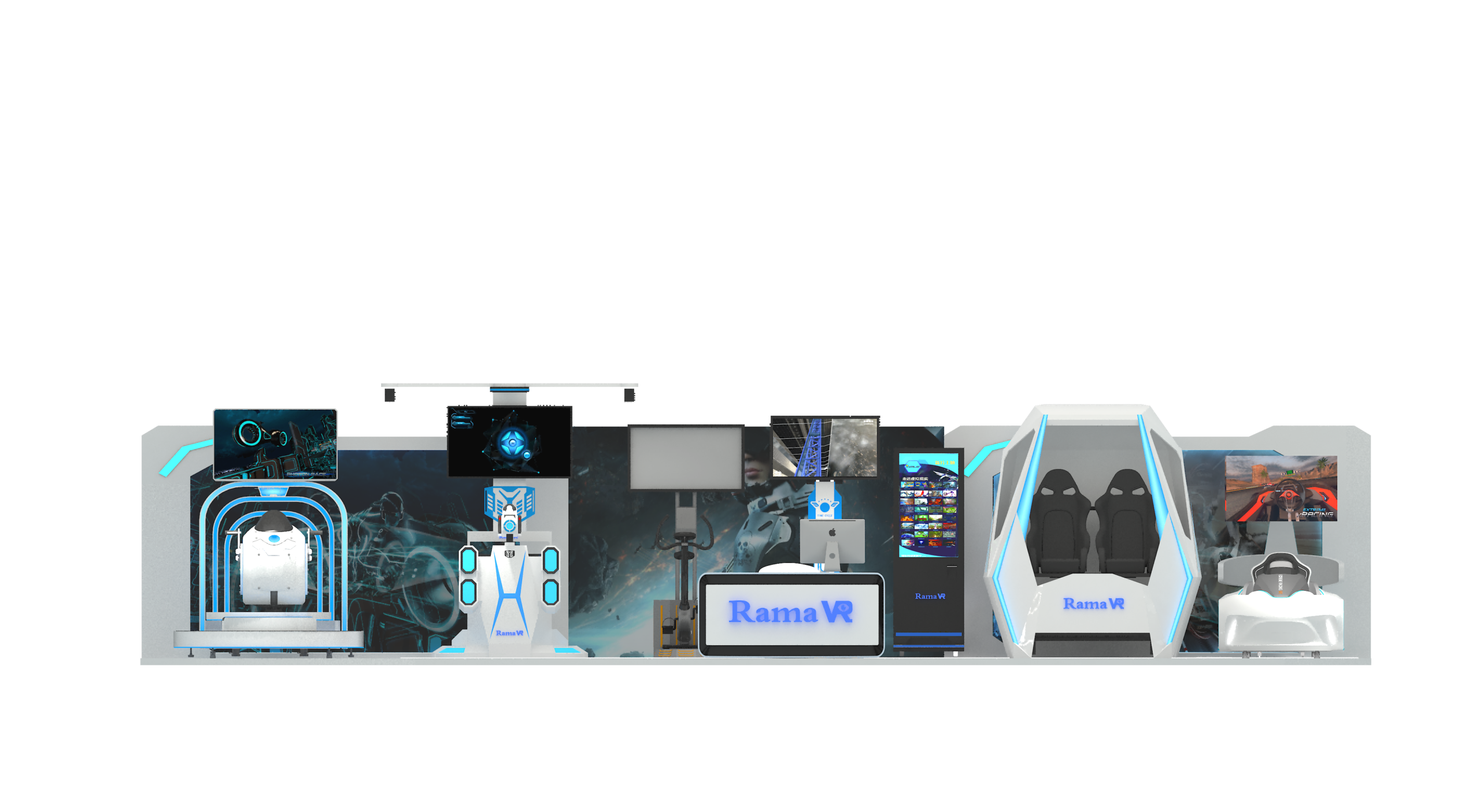 LEKE VR Factory - Commercial 3D Site Design View