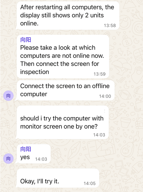 Technical Chat Log 3