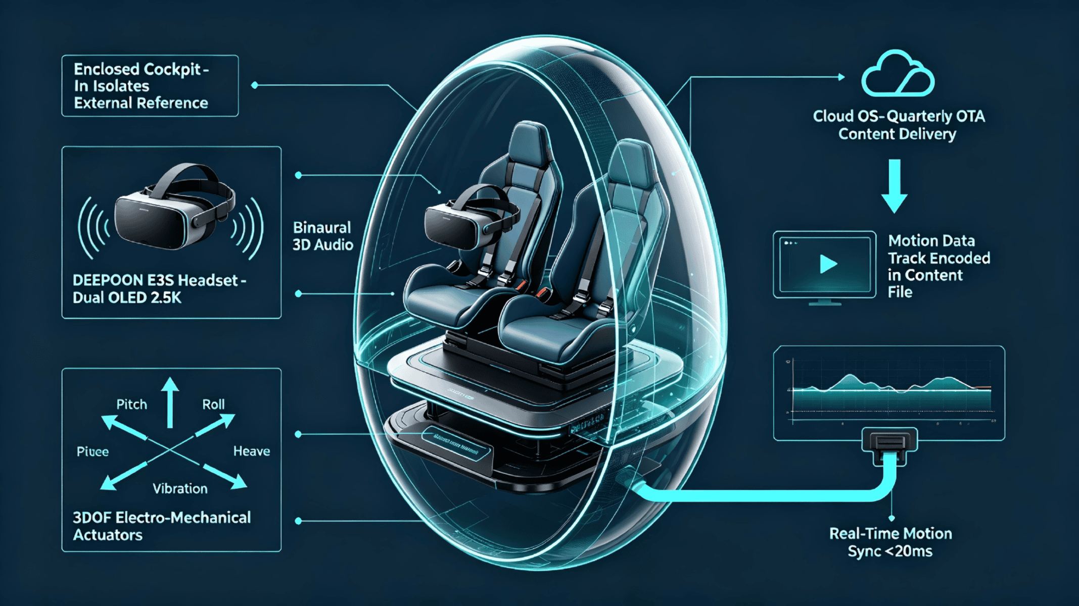 9d-vr-cinema-motion-platform-architecture-motion-sync-headset-actuator-diagram