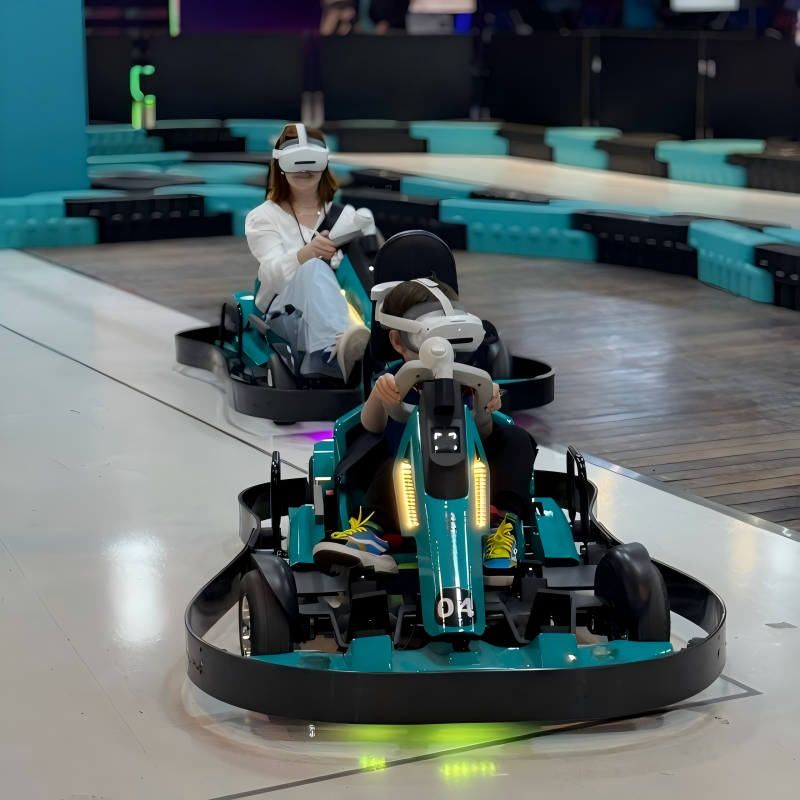 LEKE VR Kart commercial racing machine with item battles