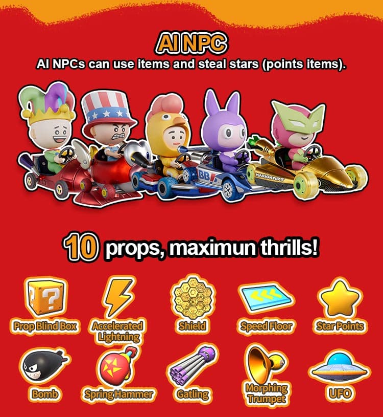 VR Racing Simulator Commercial NPC Bots and Interactive Item Race vr racing simulator commercial npc bots and vr go kart item race